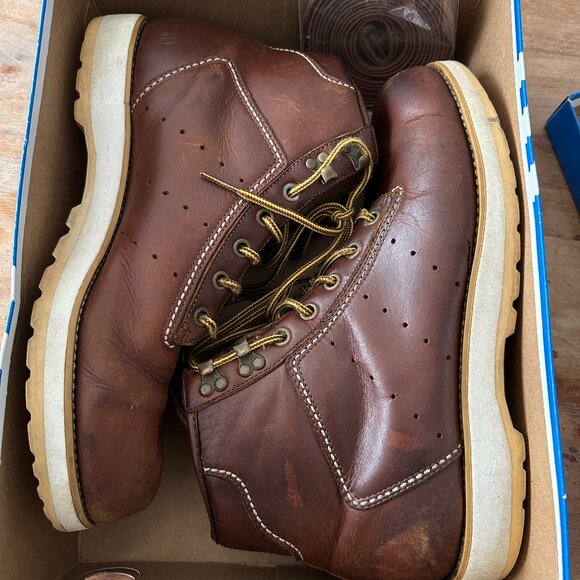 Adidas Adi Leather Navvy Boot - Size 8M - Picture 1 of 7